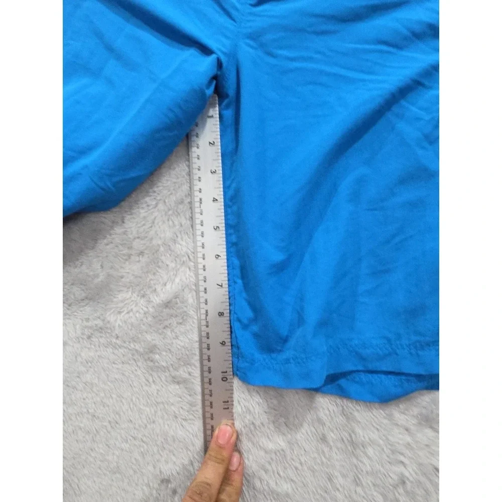 The North Face Mens Swim Surf Board Shorts Trunks Bright Blue Unlined Sz 38